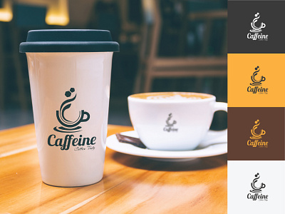 Coffee Shop Logo Design Concept beverage brand branding cafe coffee design drink illustrator logo logo design logos mockup vector