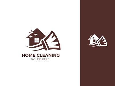 Home Cleaning Logo Design brand brand identity branding branding design business design home icon logo vector