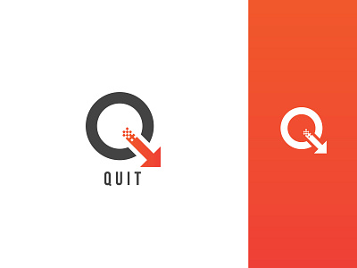 Quit Logo Design Concept
