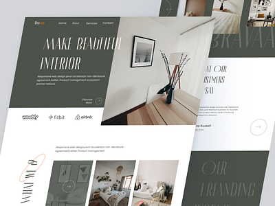 Interior Design Landing page