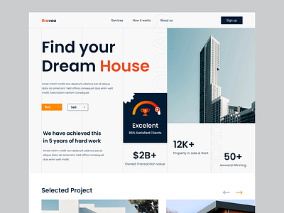 Real Estate landing page design agency apartment architecture corporate graphic design home house interior landing page properties property real estate real estate agency real estate design real state realestate ui ux web website