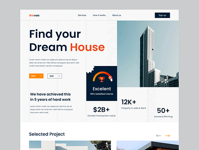 Real Estate landing page design agency apartment architecture corporate graphic design home house interior landing page properties property real estate real estate agency real estate design real state realestate ui ux web website