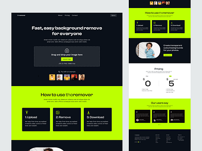 SaaS Landing Page website