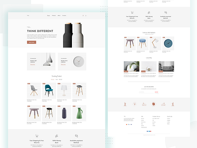 Ceramic Store Landing page by Rubel Ahmed on Dribbble