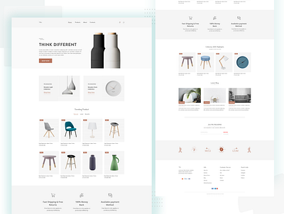 Ceramic Store Landing page agency website app branding creative agency design landing page logo product product page store landing page typography ui ux vector web website