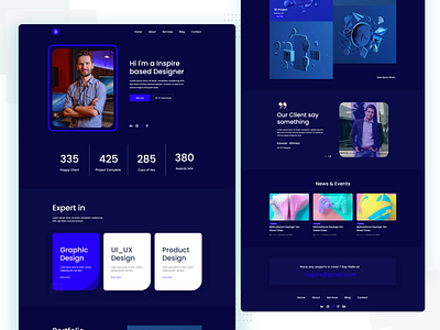 portfolio landing page