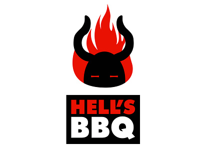 logo for BBQ food place logo