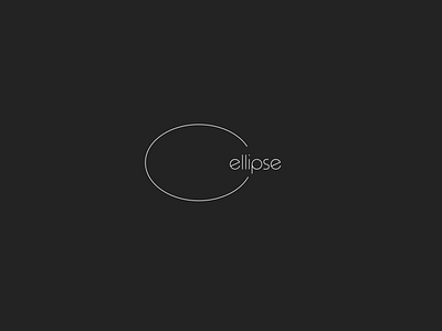 ellipse logo adobe illustrator branding design flat illustration logo vector