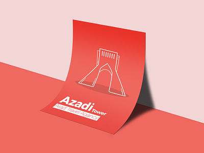 Icon Presentation Azadi Tower In Tehran For Arad