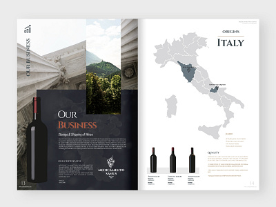 Wine Product Catalog Template catalog clean coreldraw design elegant modern print template vineyard wine winery