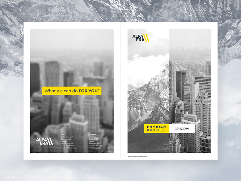 Company Profile Template Cover By Alfa Era Dribbble Company Profile Template Cover Process Alfaera Unsplash Coreldraw Print