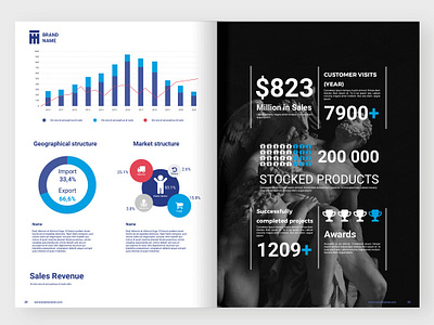 Company Profile Template CorelDraw alfaera annual report broshure company profile coreldraw design print template