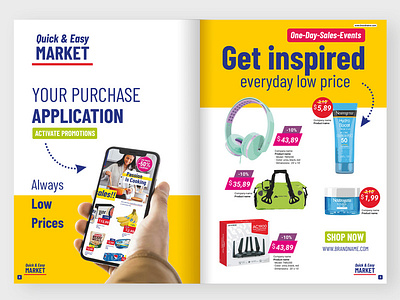 Supermarket Catalogue Template CorelDraw