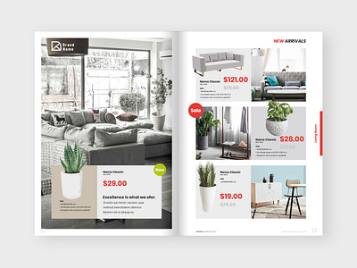 Interior Design Catalog Template