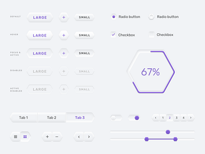 Neomorphic UI