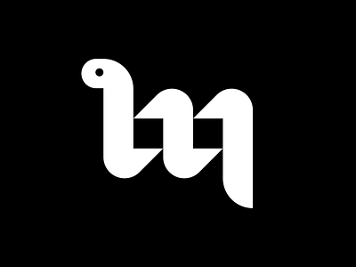 Snake 2d animal branding design flat graphic icon letter logo logotype mark minimalistic negative space reptile simple snake symbol tree vector