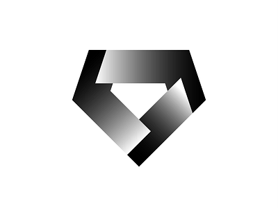 Diamond 2d 3d branding design diamond flat gem gradient graphic icon logo logotype mark minimal minimalistic negative space simple stone symbol vector