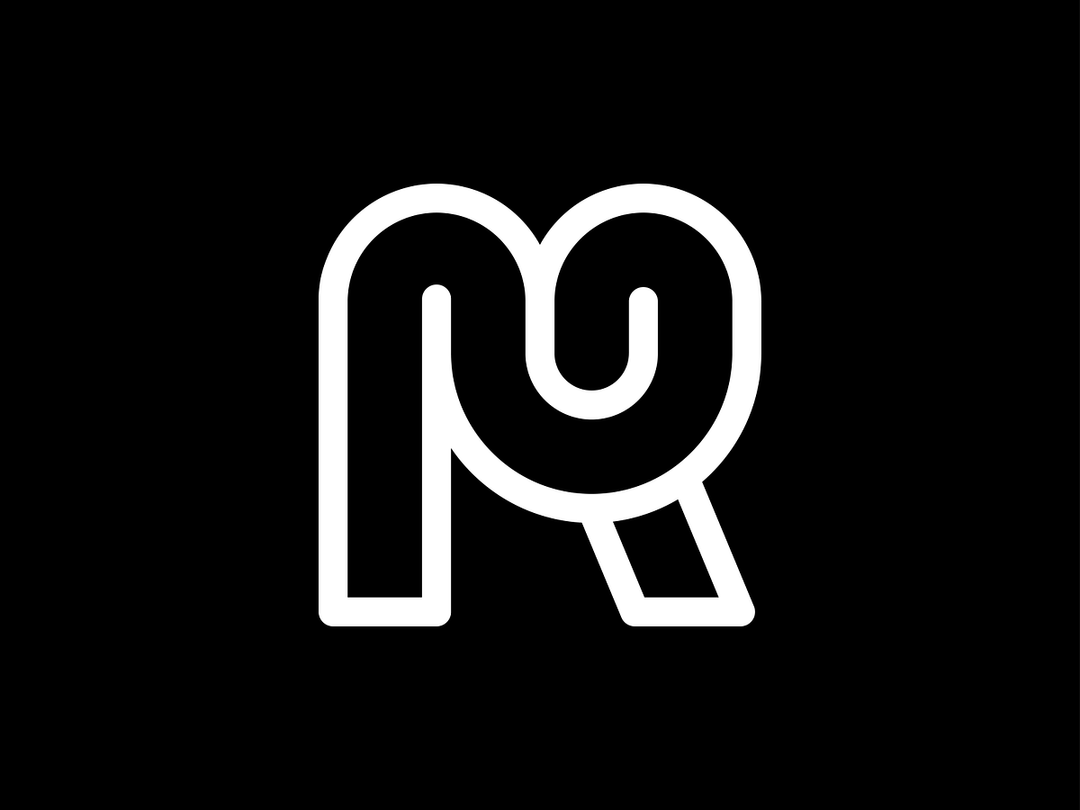 R Monogram by Nick Ugre on Dribbble