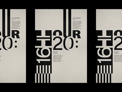 Experimental Typography 2d alphabet black and white branding composition design experimental flat font graphic hour lines minimalistic negative space number poster type typeface typography vector