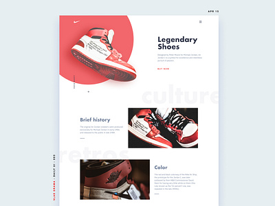 Daily UI #003 - Jordan 1 Product page air jordan digital design jordan landing page landing page design landingpage nike nike air nike shoes product design product page ui ui design uidesigner uiux uiuxdesign user experience user interface ux design uxdesigner