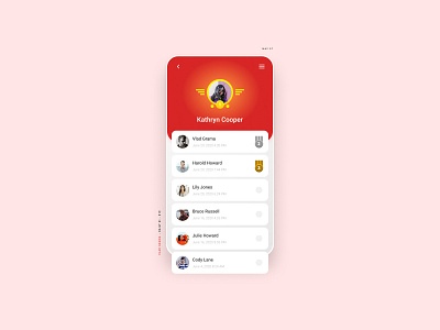 Daily UI #019 - Leaderboard app daily ui dailyui interface interface design interfacedesign interfaces ios leaderboard leaderboards medal mobile app mobileapp mobileapps role scale ui uidesign uiux ux