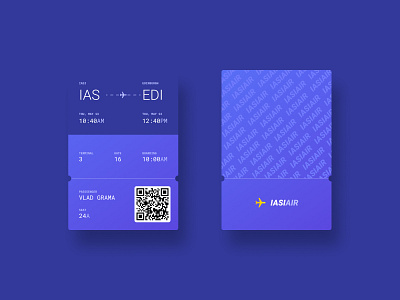 Daily UI #024 - Boarding Pass