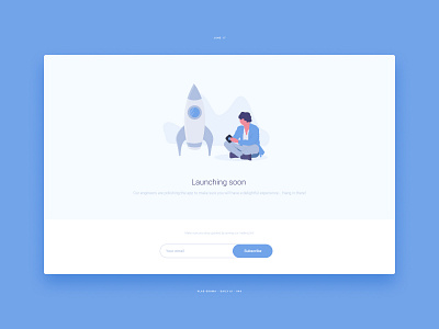 Daily UI #048 - Coming Soon app design coming soon daily ui dailyui design app illustration illustration design interface interface design interface designer interfacedesign launching static page uiux web web page webapp webapps webdesign website