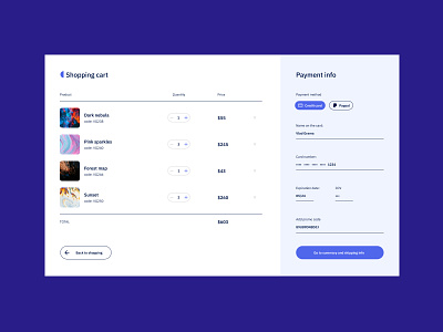 Daily UI #058 - Shopping Cart