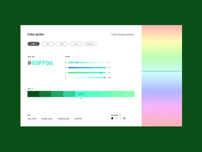 Daily UI #060 - Color picker app color colorpicker colors daily ui dailyui design app desktop dropper interface interface design interfacedesign interfaces minimalist picker ui ui ux ui design uidesign uiux