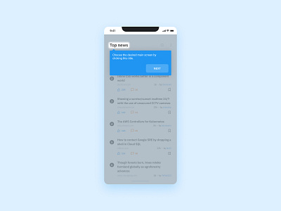 Daily UI #095 - Product tour