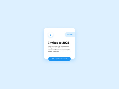 Daily UI #097 - Giveaway app app design card cards ui dashboard gift giveaway invite invites invites giveaway label minimalistic panel shadow ui ui card ui cards ui design ux uxui