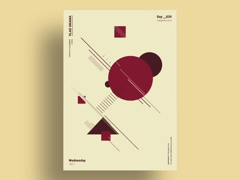 SOUNDS - Minimalist poster design by Vlad Grama on Dribbble