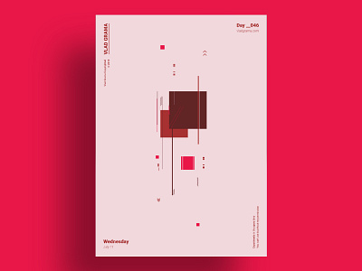 GRAVITY - Minimalist poster design composition design geometric illustration lines minimalist poster red shapes simple space suprematism