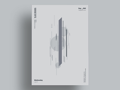 PLATE - Minimalist poster design