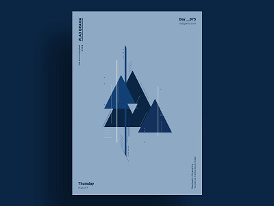 CERULEAN - Minimalist poster design