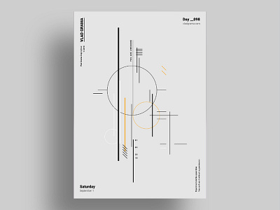 RELAY - Minimalist poster design