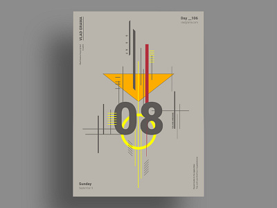 WILHELM - Minimalist poster design abstract abstract art abstract design composition design flat geometric geometric art geometric design illustration minimalism minimalist minimalist design minimalist poster overwatch poster poster a day poster art poster challenge poster collection