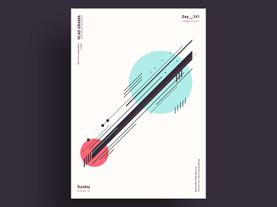 ENTANGLEMENT - Minimalist poster design