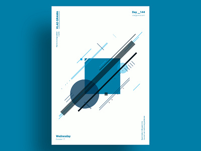 COBALT - Minimalist poster design