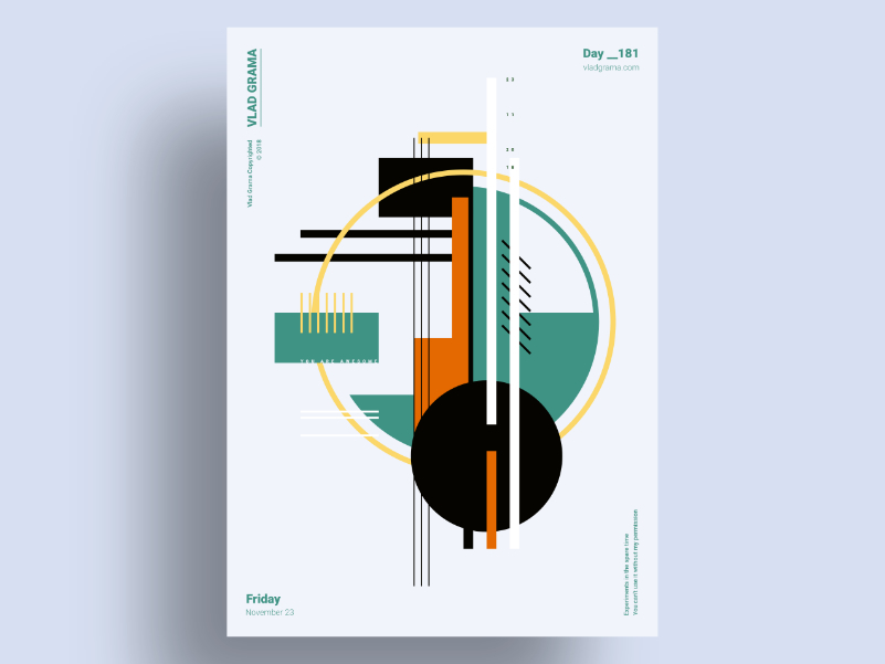 GROSS - Minimalist poster design by Vlad Grama on Dribbble