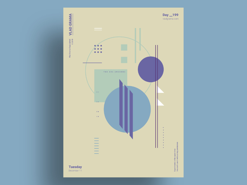 BLBR - Minimalist poster design by Vlad Grama on Dribbble