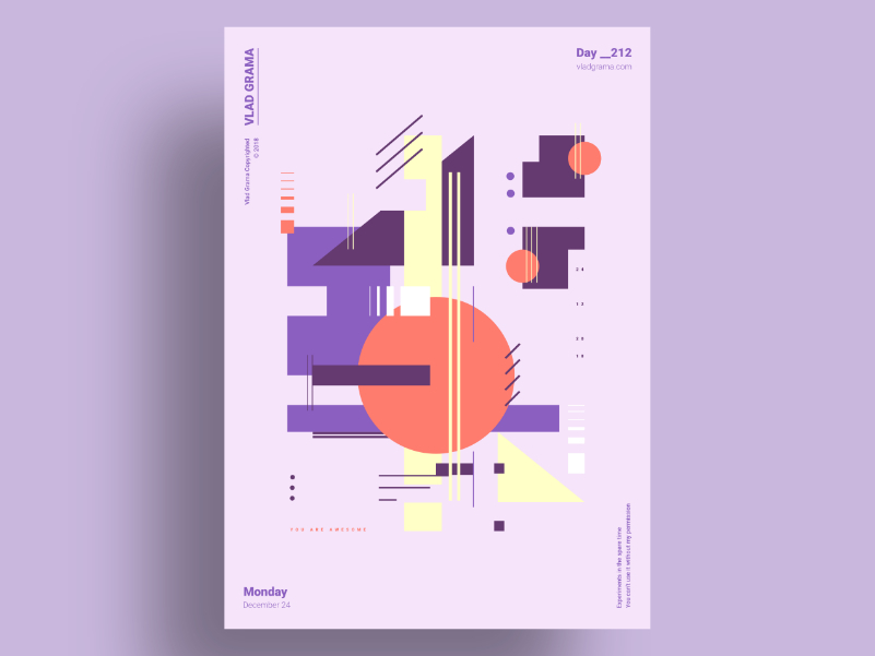 CZY - Minimalist poster design by Vlad Grama on Dribbble