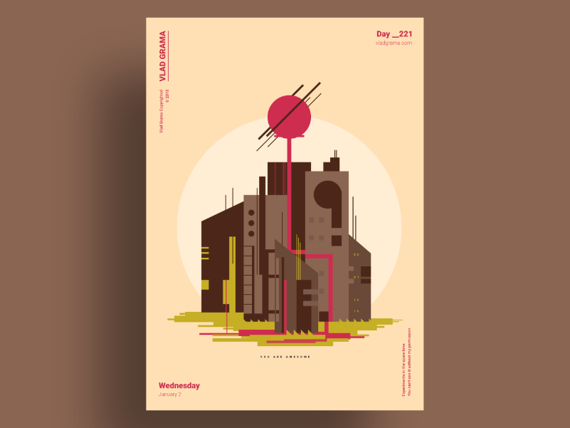 Bhzrd Minimalist Poster Design By Vlad Grama On Dribbble 4795