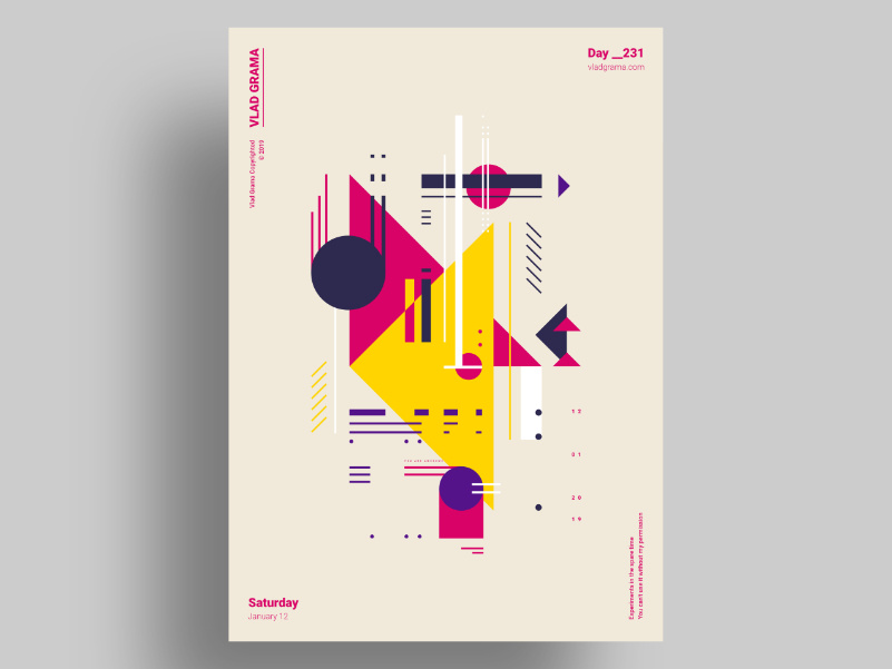 CNDY - Minimalist poster design by Vlad Grama on Dribbble