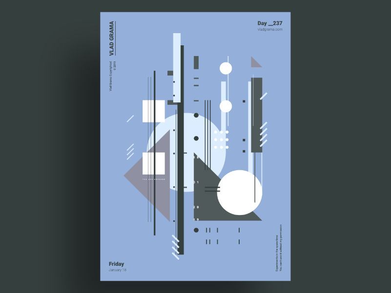 DEADMAU - Minimalist poster design by Vlad Grama on Dribbble