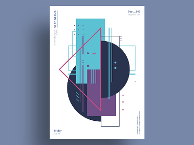 ABSTR-AT - Minimalist poster design by Vlad Grama on Dribbble