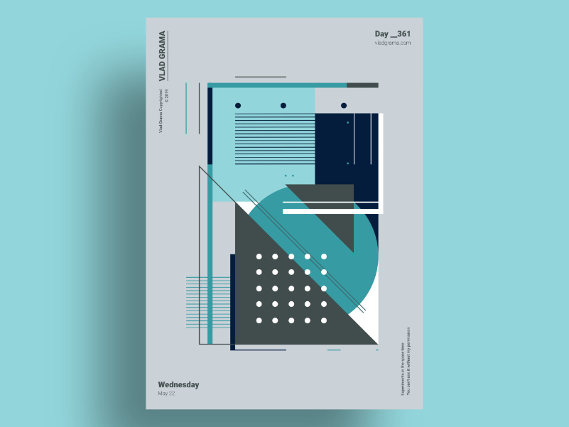 RVE - Minimalist poster design by Vlad Grama on Dribbble