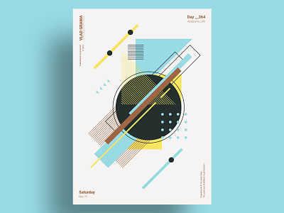 HORIZON 1 - Minimalist poster design by Vlad Grama on Dribbble