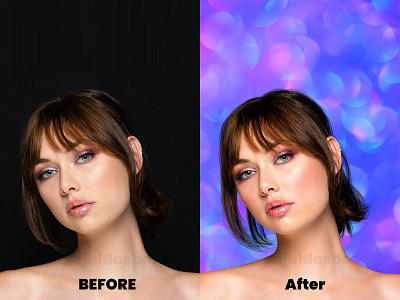 Retouch + Background removal