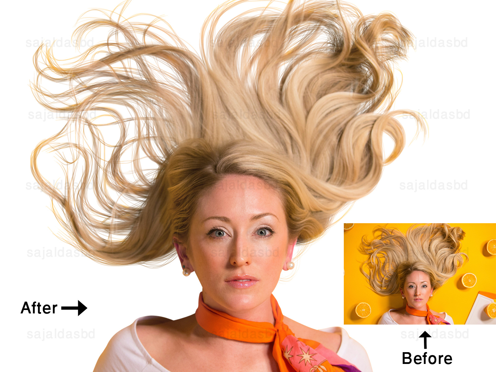 Background remove / hair masking by Sajal Das on Dribbble